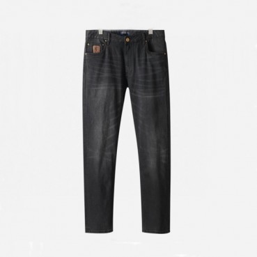 루이비통 남성 캐쥬얼 블랙 청바지 - Louis vuitton Mens Black Jeans 