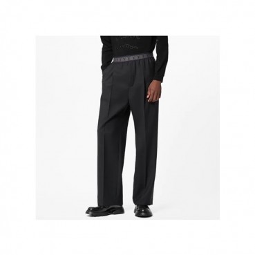 루이비통 남성 캐쥬얼 블랙 슬랙스 - Louis vuitton Mens Black Slacks 