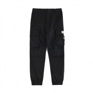 스톤아일랜드 남성 블랙 팬츠 - Stone Island Mens Black Pants 