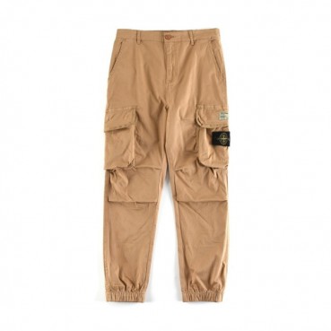 스톤아일랜드 남성 카멜 팬츠 - Stone Island Mens Camel Pants 