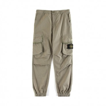 스톤아일랜드 남성 카키 팬츠 - Stone Island Mens Khaki Pants 