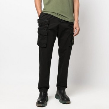 스톤아일랜드 남성 캐쥬얼 블랙 팬츠 - Mens  Black Pants 