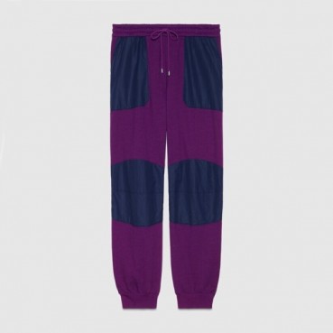 구찌 남성 캐쥬얼 퍼플 팬츠 - Mens Purple Pants 