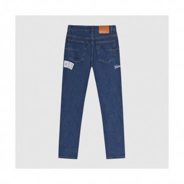 Dior  Mens Logo Classic Denim Jeans Blue - 디올 2021 남성 로고 클래식 데님 청바지 Dio01514x Size(s 