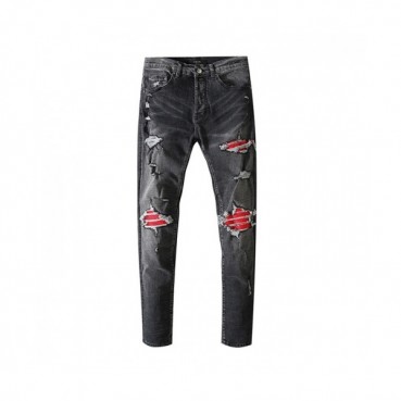Amiri  Mens Trendy Denim Pants Black - 아미리 2021 남성 트렌디 데님 팬츠 Ami0307x Size(29 