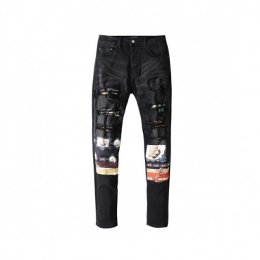 Amiri  Mens Trendy Denim Pants Black - 아미리 2021 남성 트렌디 데님 팬츠 Ami0287x Size(29 