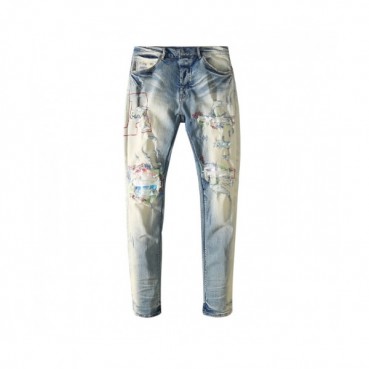 Amiri  Mens Trendy Denim Pants Blue - 아미리 2021 남성 트렌디 데님 팬츠 Ami0280x Size(29 