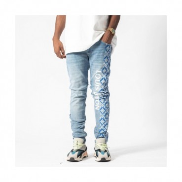 Louis vuitton  Mens Monogram Casual Pants Blue - 루이비통 2021 남성 모노그램 캐쥬얼 팬츠 Lou03374x Size(29 