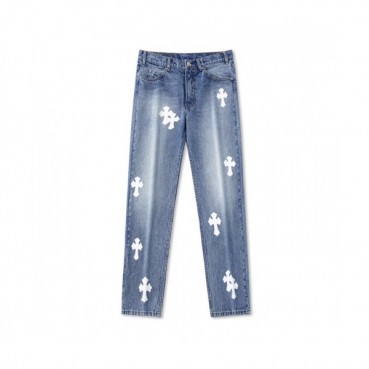 Chrom Hearts  Mm/Wm Casual Denim Jeans Blue - 크롬하츠 2021남/녀 캐쥬얼 데님 청바지 Chr0382x Size(26 
