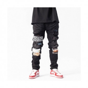 [트렌디]Amiri  Mens Trendy Denim Pants Black - 아미리 2021 남성 트렌디 데님 팬츠 Ami0221x Size(29 