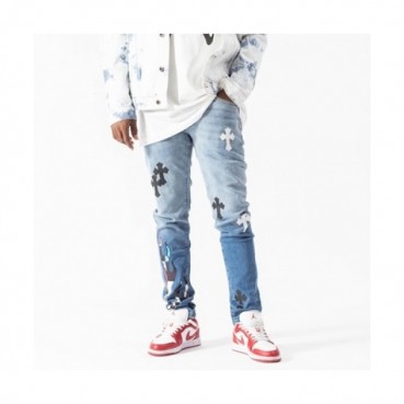 Chrom Hearts  Mens Casual Denim Jeans Blue - 크롬하츠 20201남성 캐쥬얼 데님 청바지 Chr0374x Size(29 