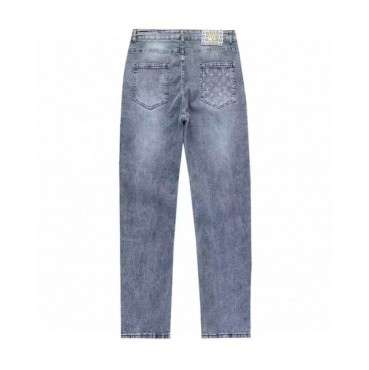 Louis vuitton  Mens Monogram Casual Pants Blue - 루이비통 2023 남성 모노그램 캐쥬얼 팬츠 Lou02854x Size(29 