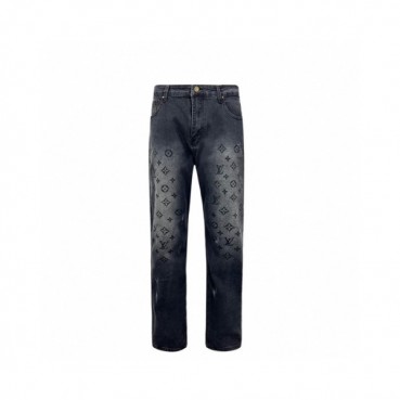Louis vuitton  Mens Monogram Casual Pants White - 루이비통 2025 남성 모노그램 캐쥬얼 팬츠 Lou02850x Size(29 