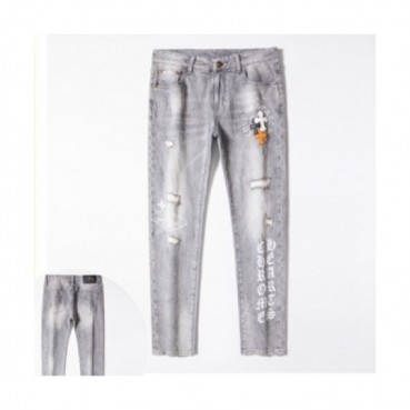 Chrom Hearts  Mens Casual Denim Jeans Gray - 크롬하츠 20201남성 캐쥬얼 데님 청바지 Chr0356x Size(28 