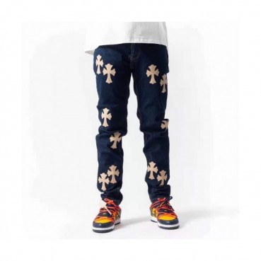 Chrom Hearts 2021 Mens Casual Denim Jeans Blue - 크롬하츠 20201남성 캐쥬얼 데님 청바지 Chr0343x Size(29 
