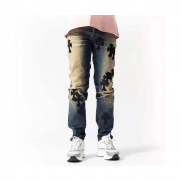 Chrom Hearts 2021 Mens Casual Denim Jeans Blue - 크롬하츠 20201남성 캐쥬얼 데님 청바지 Chr0341x Size(29 