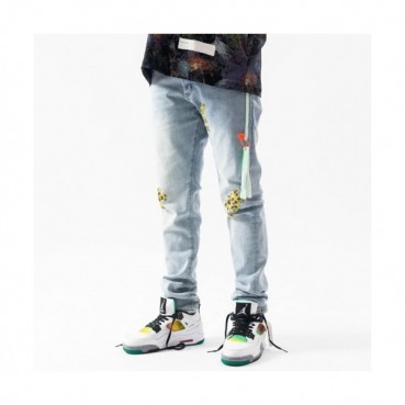 [크롬하츠]Chrom Hearts 2021 Mens Casual Denim Jeans - 크롬하츠 20201남성 캐쥬얼 데님 청바지 Chr0338x.Size(29 