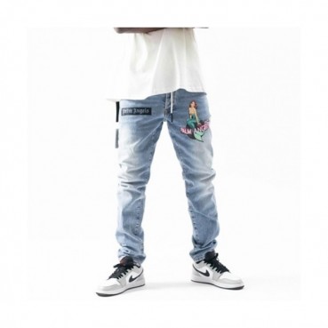 Palm Angels 2021 Mens Logo Casual Denim Pants - 팜 엔젤스 2021 남성 로고 캐쥬얼 데님 팬츠 Pam0295x.Size(29 