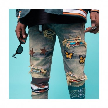 [아미리]Amiri 2021 Mens Trendy Denim Pants - 아미리 2021 남성 트렌디 데님 팬츠 Ami0144x.Size(29 