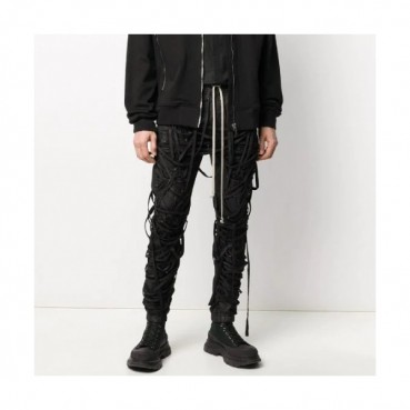 [릭오웬스]Rick Owens 2020 Mens Logo Cotton Pants - 릭오웬스 2020 남성 로고 코튼 팬츠 Ric0053x.Size(m 