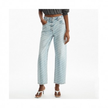 [매장판]Alexsander Wang 2020 Womens Logo Classic Denim Pants - 알렉산더왕 2020 여성 로고 클래식 데님 팬츠 Alw0135x.Size(s 