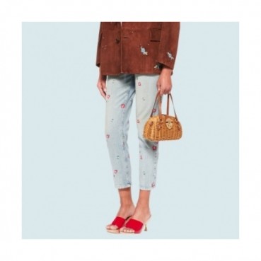 Miumiu 2020 Ladies Casual Denim Pants - 미우미우 2020 여성 캐쥬얼 데님 팬츠 Miu0198x.Size(s 