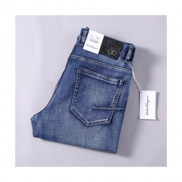 [페라가모]Ferragamo 2020 Mens Basic Business Denim Jeans - 페라가모 2020 남성  베이직 비지니스 데님 청바지 Fer0302x.Size(29 
