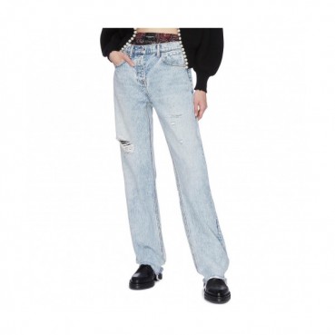 [매장판]Alexsander Wang 2020 Womens Logo Classic Denim Pants - 알렉산더왕 2020 여성 로고 클래식 데님 팬츠 Alw0110x.Size(25 