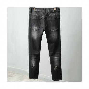 Philipp Plein 2020 Mens Logo Casual Denim Jeans - 필립플레인 2020 남성 로고 캐쥬얼 데님 청바지 Phi0107x.Size(30 
