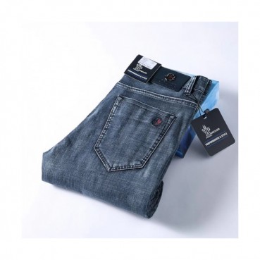 [몽클레어]Moncler 2019 Mens Casual Logo Denim Jeans - 몽클레어 2019 남성 캐쥬얼 로고 데님 청바지 Moc01592x.Size(29 