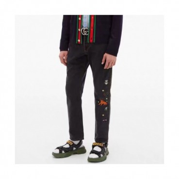 [구찌]Gucci 2020 Mens Casual Initial Logo Denim Jeans - 구찌 2020 남성 캐쥬얼 이니셜 로고 데님 청바지 Guc02062x.Size(28 