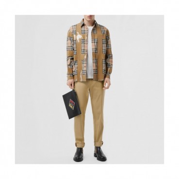 [버버리]Burberry 2020 Mens Business Classic Cotton Pants - 버버리 2020 남성 비지니스 클래식 코튼 팬츠 Bur01969x.Size(30 