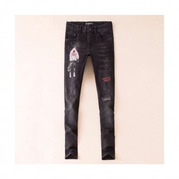 Mastermind Japan Mens Graffity Denim Jeans - 마스터마인드 2020 남성 그래피티 데님 청바지 Mas0061x.Size(28 