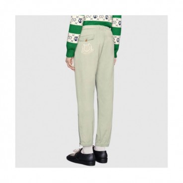 [구찌]Gucci 2020 Mens Casual Initial Logo Cotton Pants - 구찌 2020 남성 캐쥬얼 이니셜 로고 코튼 팬츠 Guc02002x.Size(m 