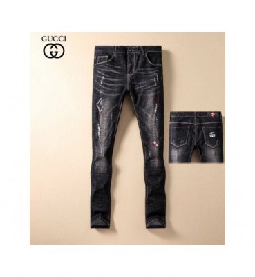 [구찌]Gucci 2020 Mens Casual Initial Logo Denim Pants - 구찌 2020 남성 캐쥬얼 이니셜 로고 데님 팬츠 Guc01950x.Size(29 