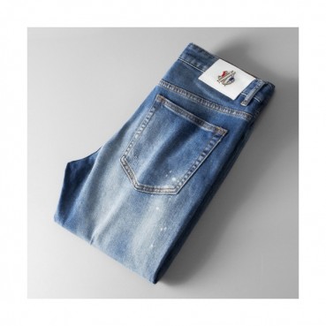 [몽클레어]Moncler 2019 Mens Casual Logo Denim Jeans - 몽클레어 2019 남성 캐쥬얼 로고 데님 청바지 Moc01299x.Size(29 