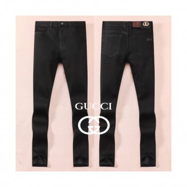 [구찌]Gucci 2019 Mens Casual Initial Logo Denim Pants - 구찌 2019 남성 캐쥬얼 이니셜 로고 데님 기모 팬츠 Guc01892x.Size(29 