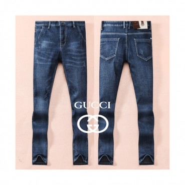 [구찌]Gucci 2019 Mens Casual Initial Logo Denim Pants - 구찌 2019 남성 캐쥬얼 이니셜 로고 데님 기모 팬츠 Guc01891x.Size(29 