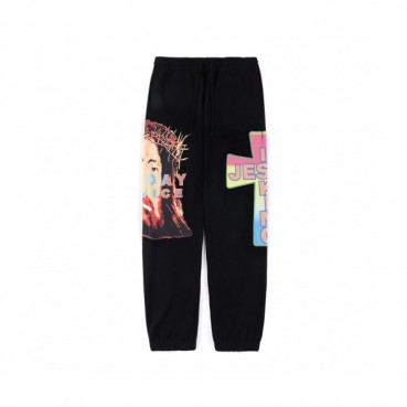 Kanye west 2019 Mens Logo Oversize Cotton Pants - 카니예 웨스트 2019 남성 로고 오버사이즈 코튼 팬츠 Kany0034x.Size(m 
