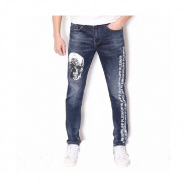 Philipp Plein 2019 Mens Slim Fit Denim Pants - 필립플레인 2019 남성 슬림핏 데님 팬츠 Phi0086x.Size(28 