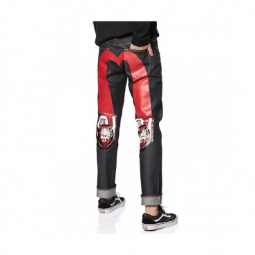 Evisu Mens Embroidery Evisukuro Casual Denim Pants - 에비수 2019 남성 자수 갈매기 캐쥬얼 데님 팬츠 Evi22x