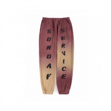 Kanye west 2019 Mm/Wm Logo Oversize Cotton Pants - 카니예 웨스트 2019 남자 로고 오버사이즈 코튼 기모 팬츠 Kany0018x.Size(m 