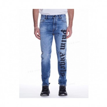 Palm Angels 2019 Mens Logo Casual Denim Pants - 팜 엔젤스 2019 남성 로고 캐쥬얼 데님 팬츠 Pam0051x.Size(s 