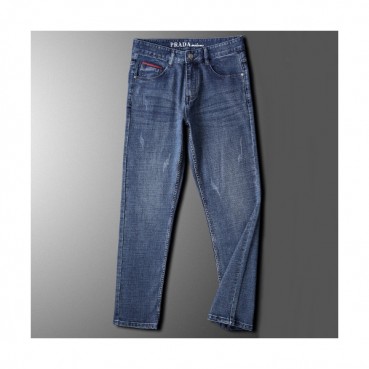 Prada 2019 Mens Classic Logo Denim Pants - 프라다 2019 남성 클래식 로고 데님 팬츠 Pra0764x.Size(29 