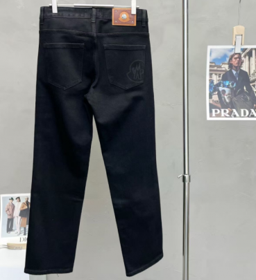 Moncler 2025 Mens Casual Logo Denim Pants  -몽클레어 2025 남성 캐쥬얼 로고 데님 팬츠 Moc0854x.Size(29 