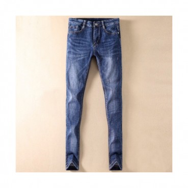 Dior 2019 Mens Logo Slim-fit Denim Pants 
