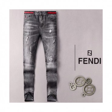 Fendi 2019 Mens Classic Slim Fit Denim Pants - 펜디 남성 클래식 슬림핏 데님 팬츠 FENPT00015.Size(28 