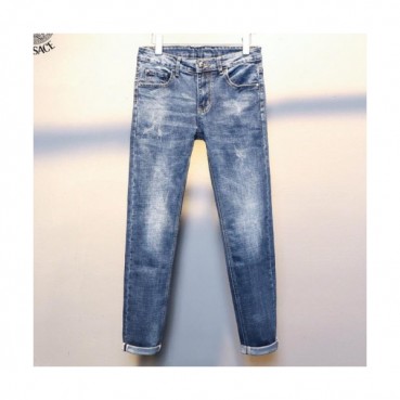 Versace 2019 Mens Graffity Denim Pants - 베르사체 남성 그래피티 데님 팬츠 Verdp0064.Size(29