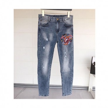 Versace 2019 Mens Graffity Denim Pants - 베르사체 남성 그래피티 데님 팬츠 Verdp0058.Size(28