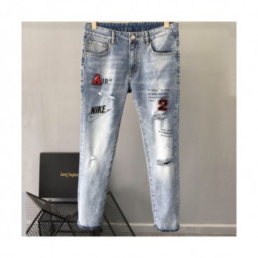 Off white 2019 Mens Logo Denim Pants - 오프화이트 남성 로고 데님 팬츠 Off0091x.Size(29 